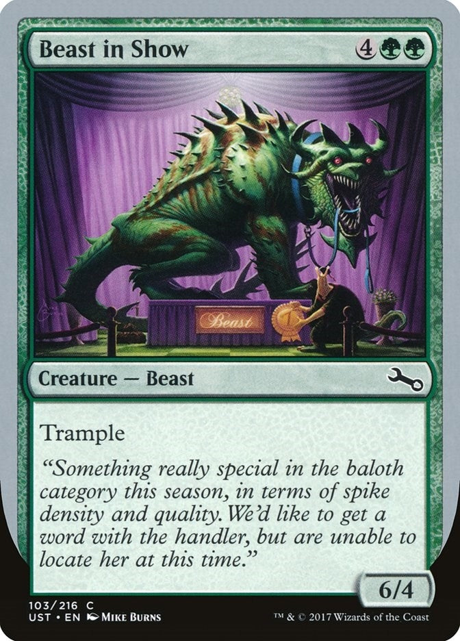 Image for Beast in Show (C) (103) [Unstable] - Magic: The Gathering