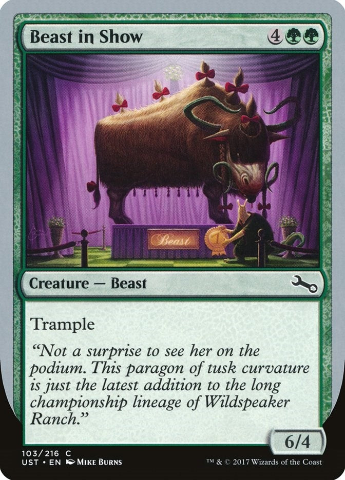 Image for Beast in Show (D) (103) [Unstable] - Magic: The Gathering