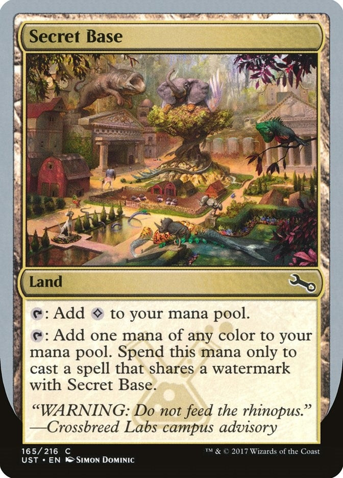 Image for Secret Base (E) (165) [Unstable] - Magic: The Gathering