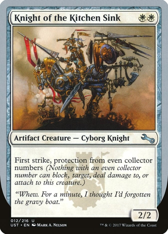 Image for Knight of the Kitchen Sink (B) (12) [Unstable] - Magic: The Gathering