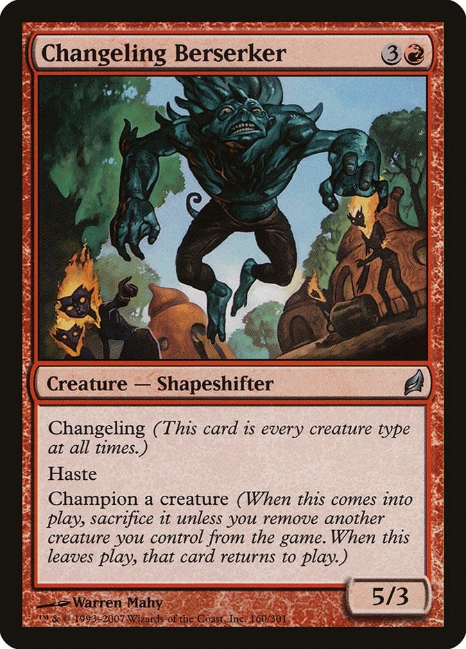 Image for Changeling Berserker (160) [Lorwyn] - Magic: The Gathering