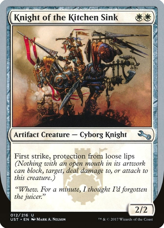 Image for Knight of the Kitchen Sink (C) (12) [Unstable] - Magic: The Gathering