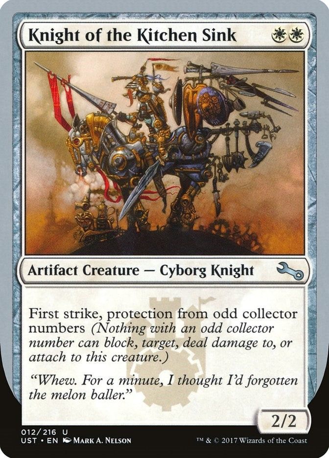 Image for Knight of the Kitchen Sink (D) (12) [Unstable] - Magic: The Gathering