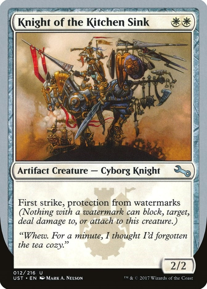 Image for Knight of the Kitchen Sink (F) (12) [Unstable] - Magic: The Gathering