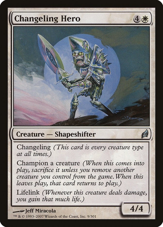 Image for Changeling Hero (9) [Lorwyn] - Magic: The Gathering