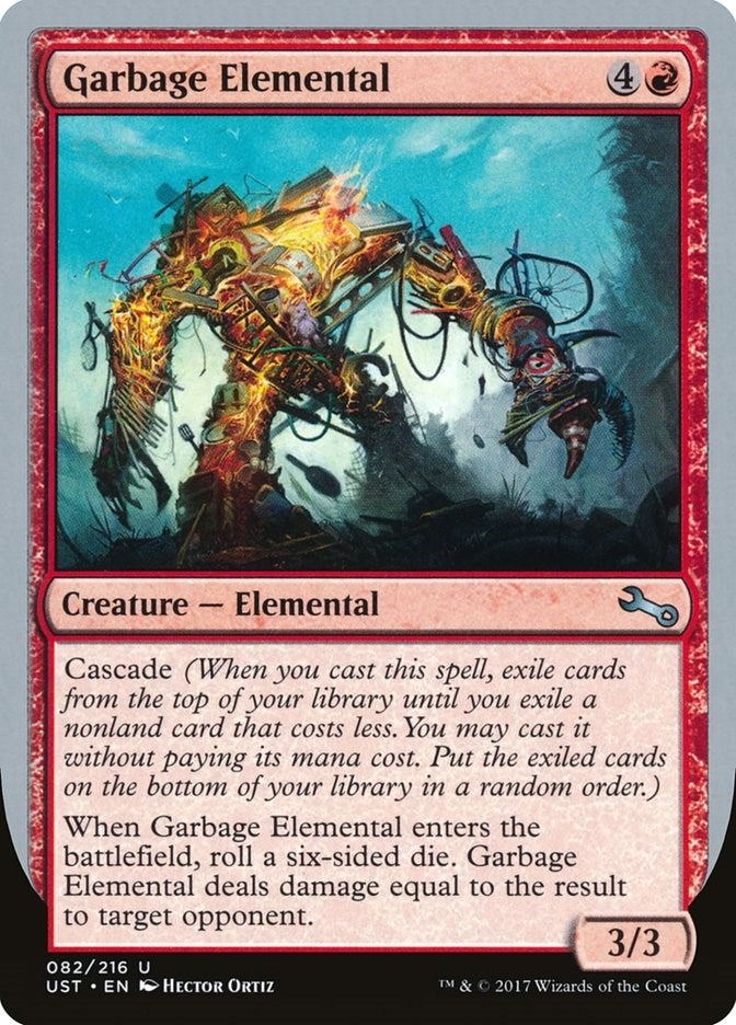 Image for Garbage Elemental (D) (82) [Unstable] - Magic: The Gathering