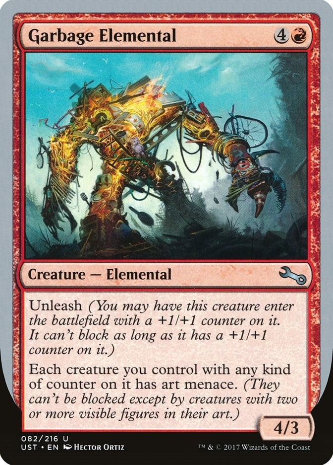 Image for Garbage Elemental (E) (82) [Unstable] - Magic: The Gathering