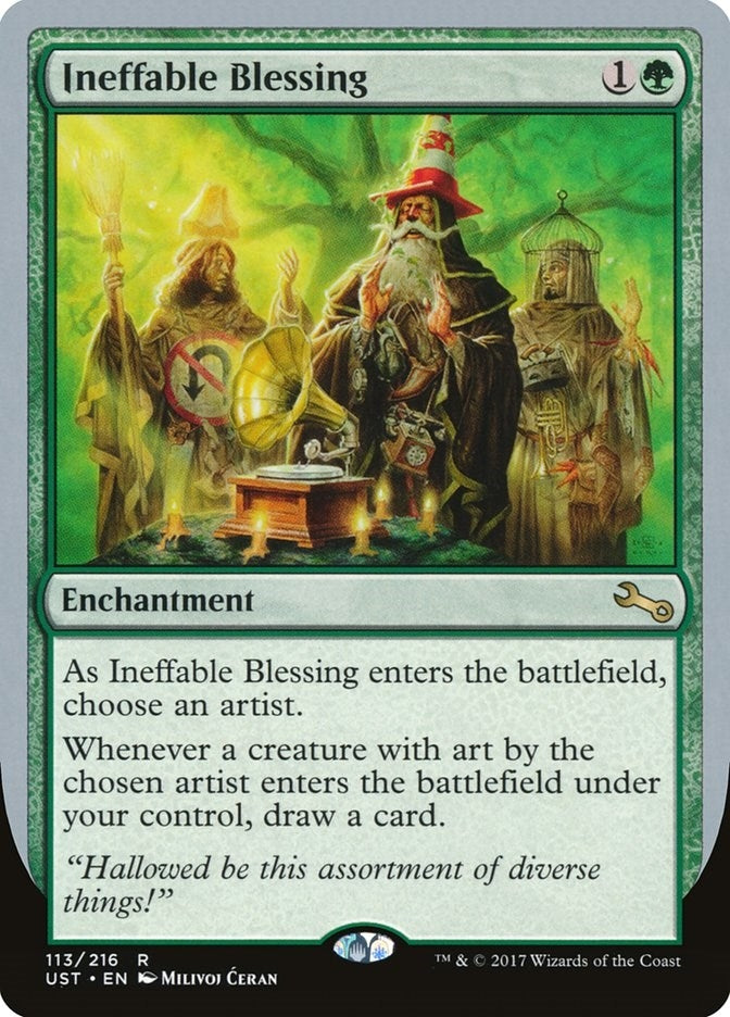 Image for Ineffable Blessing (B) (113) [Unstable] - Magic: The Gathering