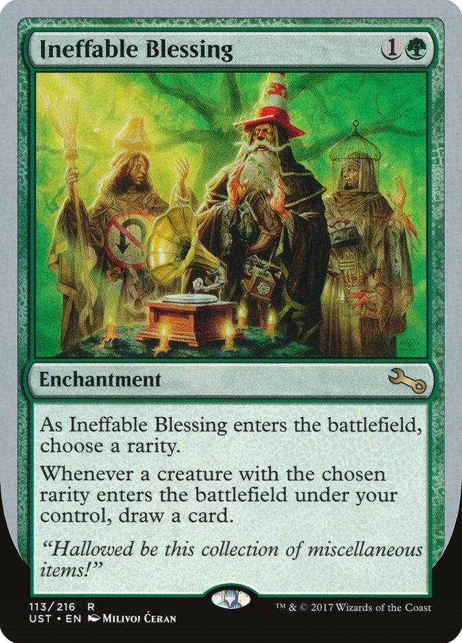 Image for Ineffable Blessing (D) (113) [Unstable] - Magic: The Gathering