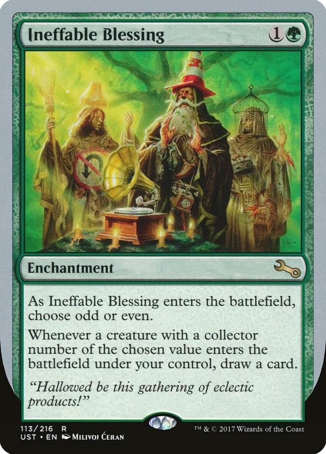 Image for Ineffable Blessing (E) (113) [Unstable] - Magic: The Gathering