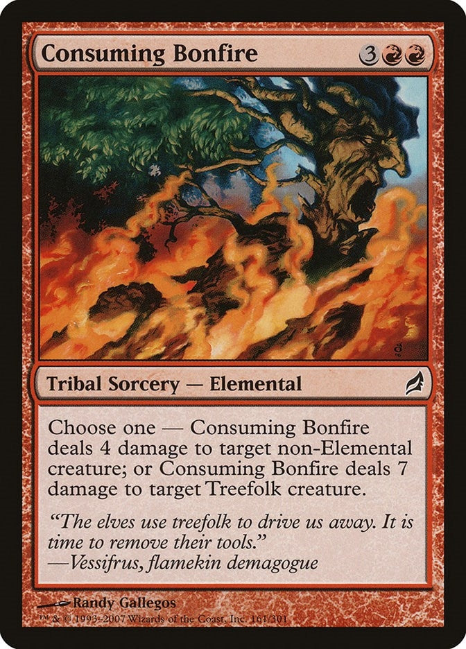 Image for Consuming Bonfire (161) [Lorwyn] - Magic: The Gathering