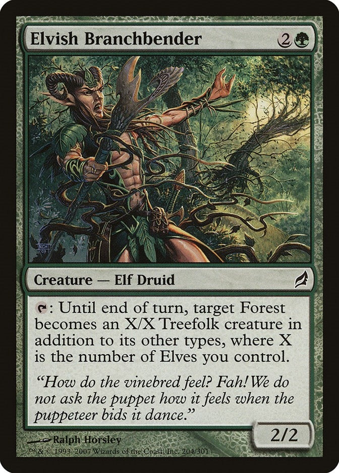 Image for Elvish Branchbender (204) [Lorwyn] - Magic: The Gathering