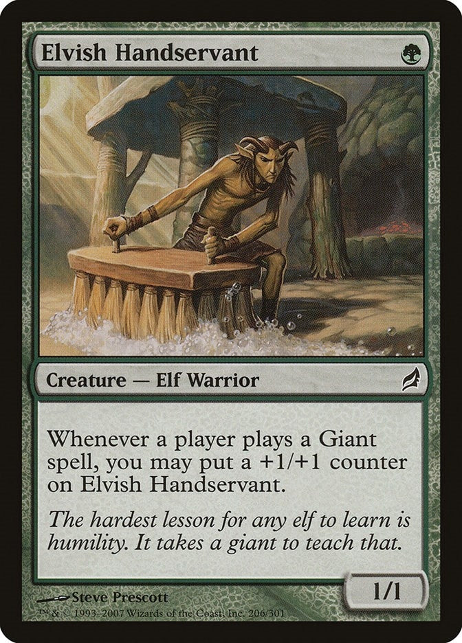 Image for Elvish Handservant (206) [Lorwyn] - Magic: The Gathering