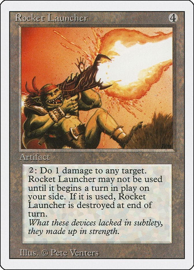 Image for Rocket Launcher [Revised Edition] - Magic: The Gathering