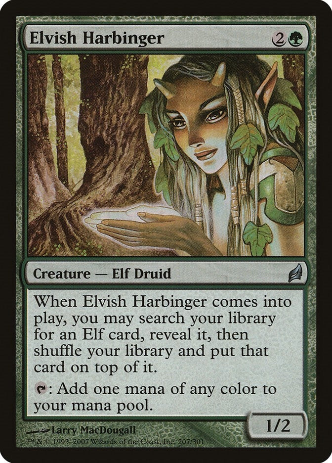 Image for Elvish Harbinger (207) [Lorwyn] - Magic: The Gathering