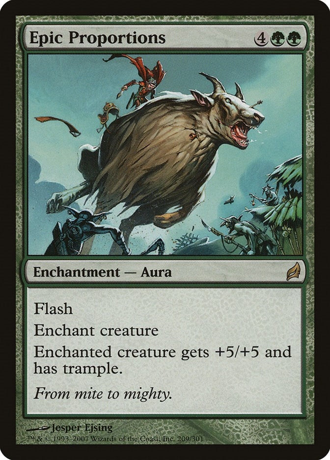 Image for Epic Proportions (209) [Lorwyn] - Magic: The Gathering