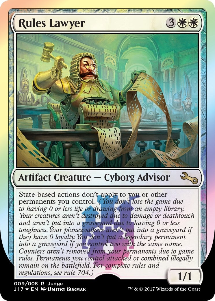 Image for Rules Lawyer (9) [Judge Promos] - Magic: The Gathering