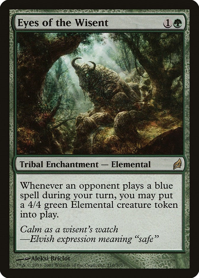 Image for Eyes of the Wisent (210) [Lorwyn] - Magic: The Gathering