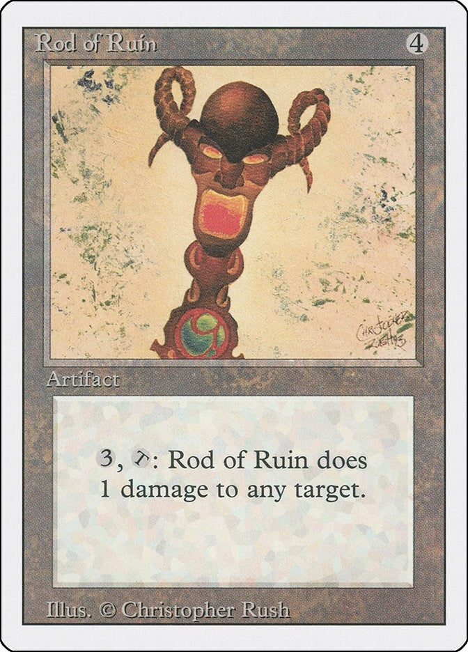 Image for Rod of Ruin [Revised Edition] - Magic: The Gathering
