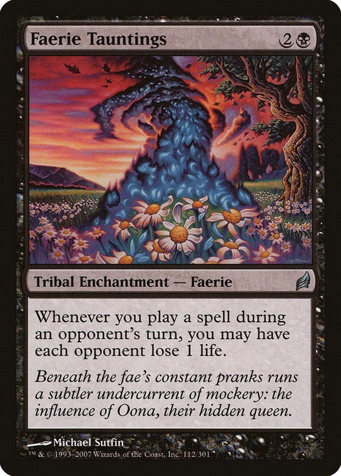 Image for Faerie Tauntings (112) [Lorwyn] - Magic: The Gathering