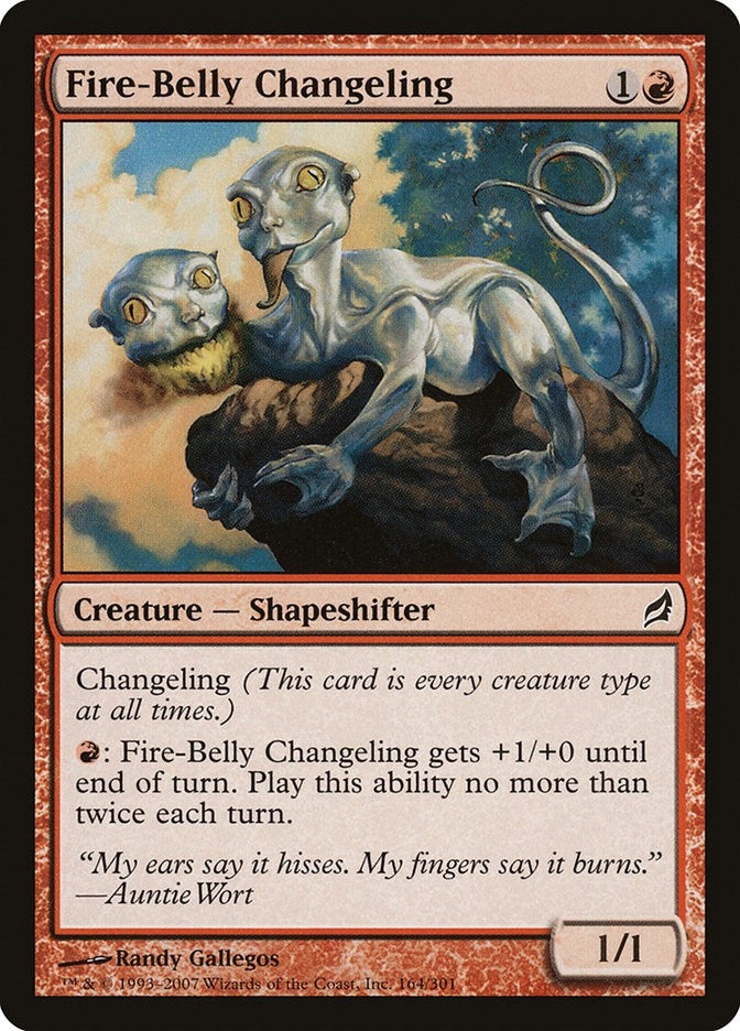 Image for Fire-Belly Changeling (164) [Lorwyn] - Magic: The Gathering