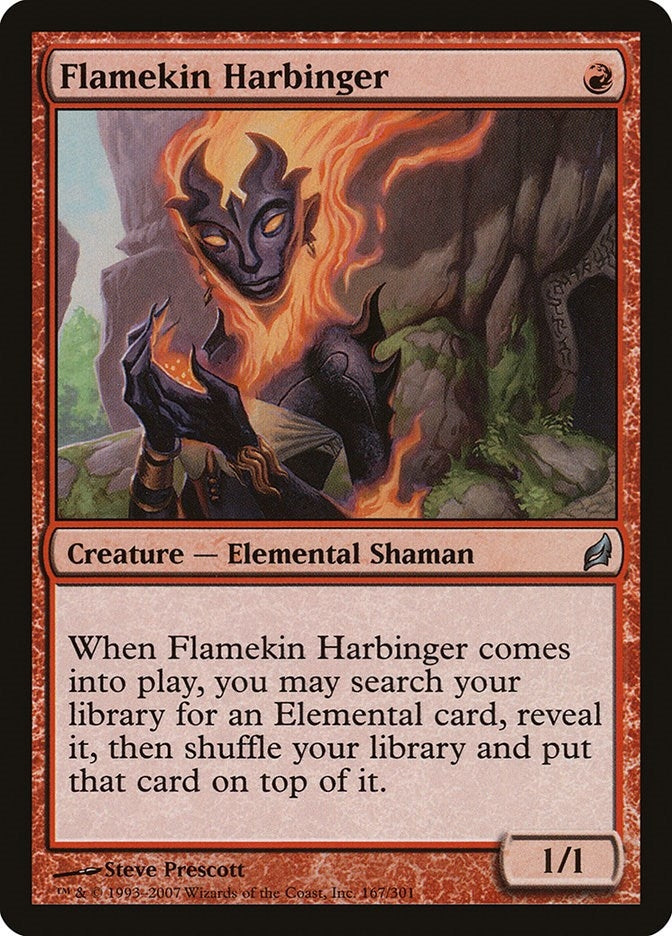 Image for Flamekin Harbinger (167) [Lorwyn] - Magic: The Gathering