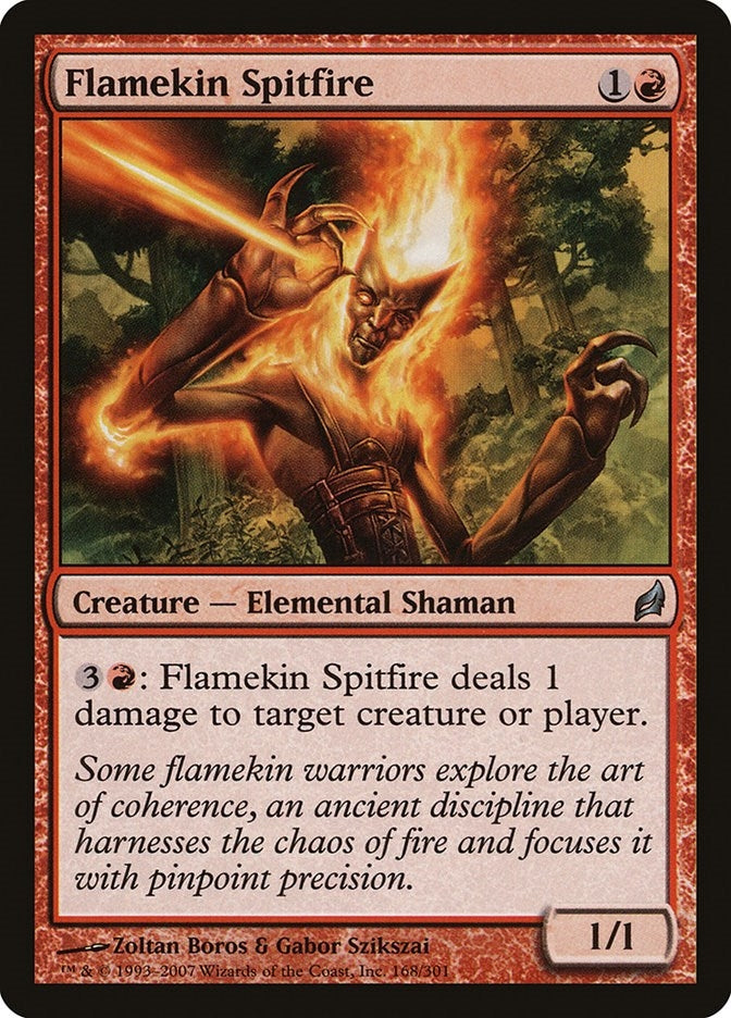 Image for Flamekin Spitfire (168) [Lorwyn] - Magic: The Gathering