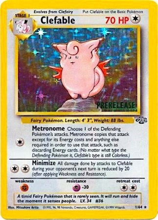 Image for Clefable (Prerelease) (01/64) [WoTC Promo] - Pokemon