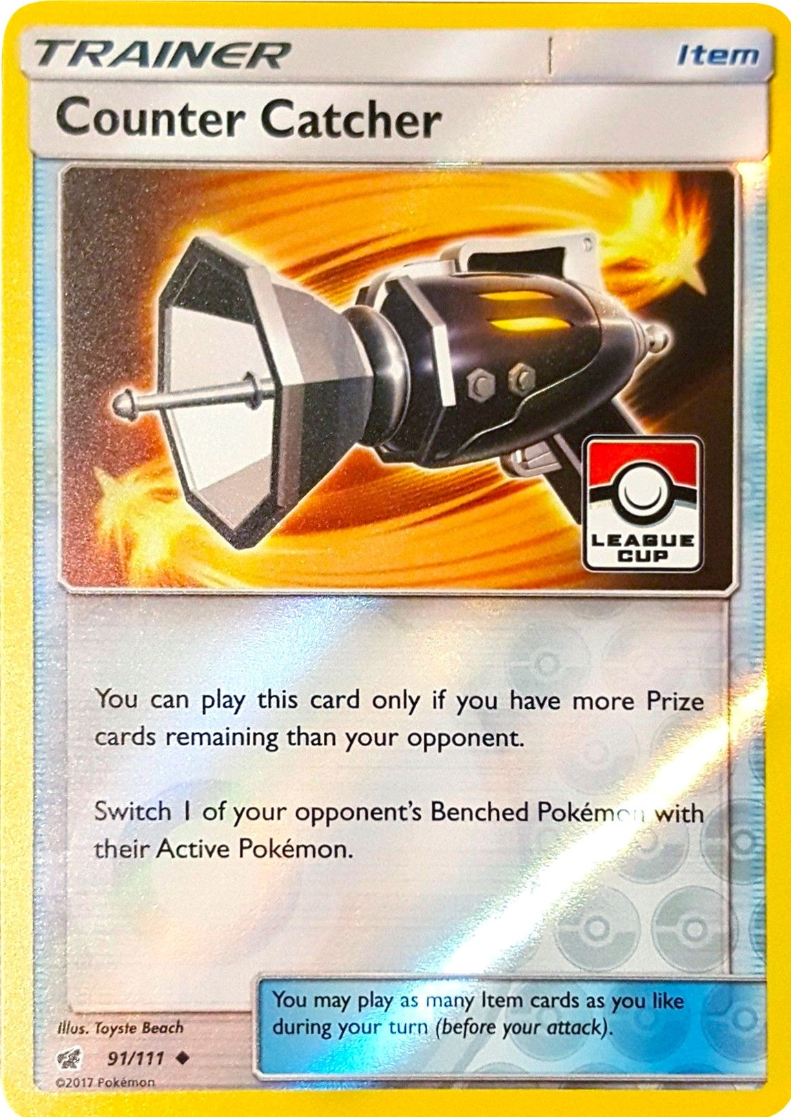 Image for Counter Catcher - 91/111 (League Cup) (091/111) [League & Championship Cards] - Pokemon
