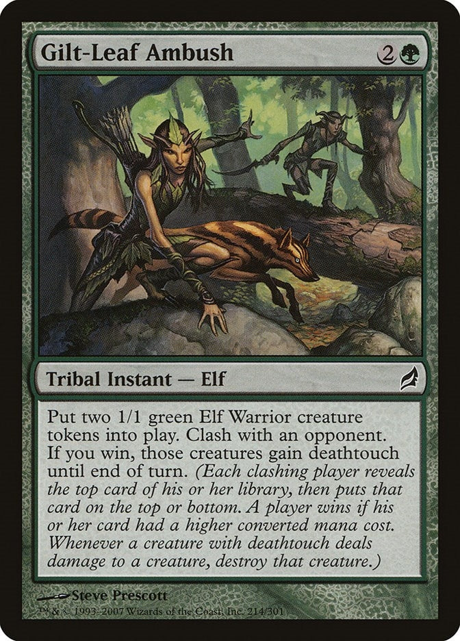 Image for Gilt-Leaf Ambush (214) [Lorwyn] - Magic: The Gathering