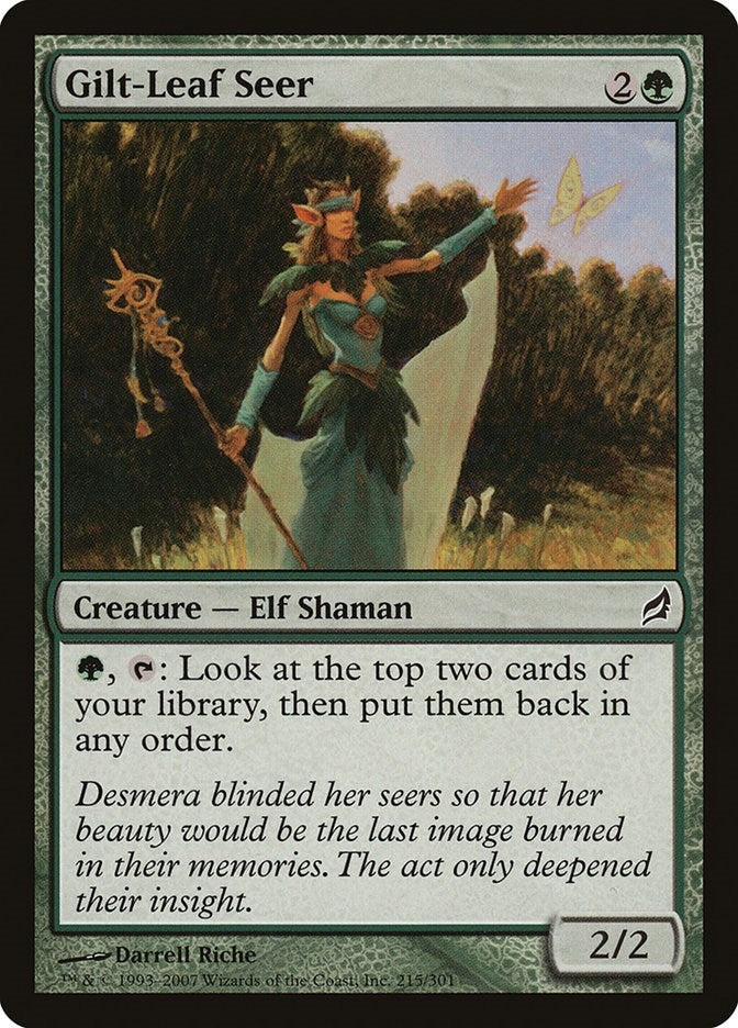 Image for Gilt-Leaf Seer (215) [Lorwyn] - Magic: The Gathering