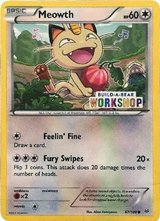 Image for Meowth - 67/108 (Build-A-Bear Workshop Exclusive) (067/108) [Miscellaneous Cards & Products] - Pokemon