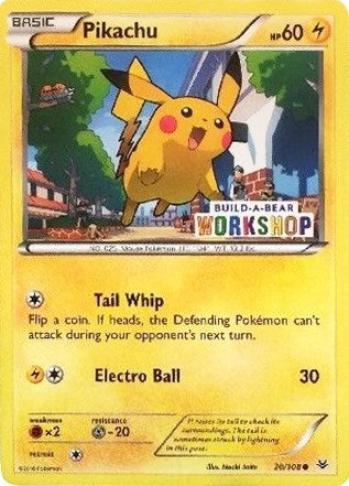 Image for Pikachu - 20/108 (Build-A-Bear Workshop Exclusive) (020/108) [Miscellaneous Cards & Products] - Pokemon