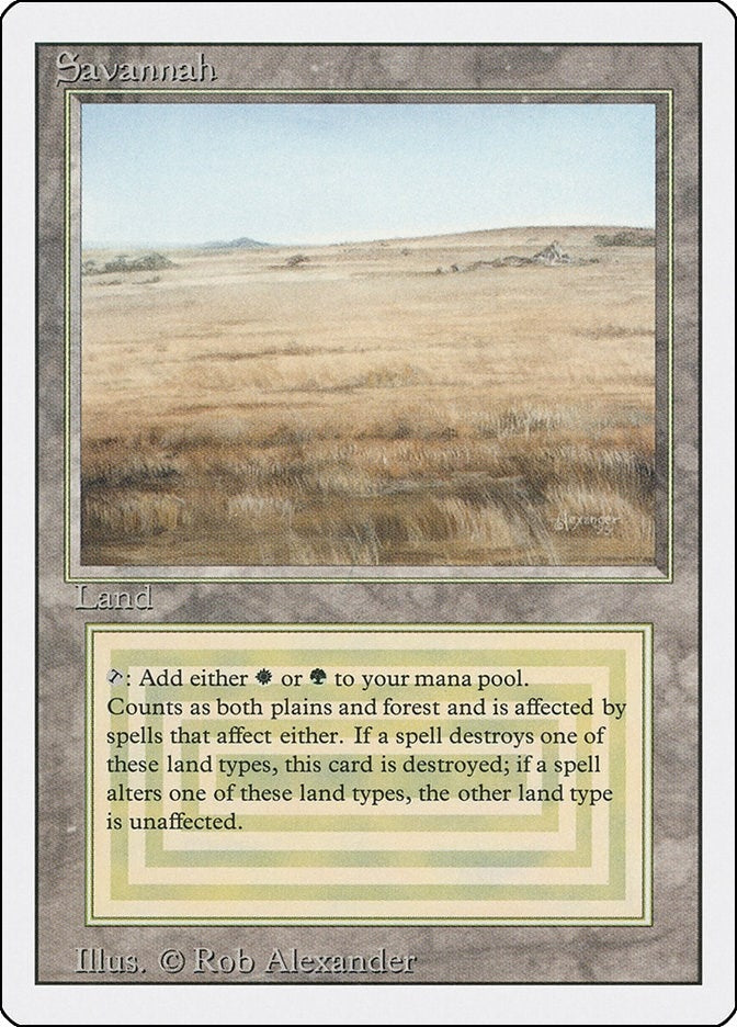 Image for Savannah [Revised Edition] - Magic: The Gathering