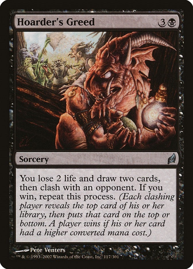 Image for Hoarder's Greed (117) [Lorwyn] - Magic: The Gathering