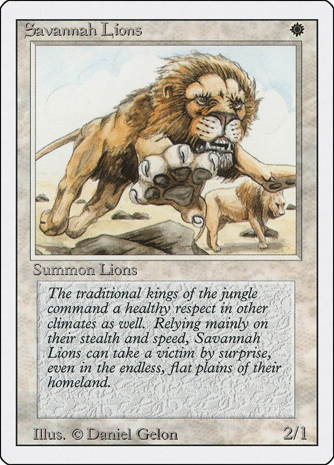 Image for Savannah Lions [Revised Edition] - Magic: The Gathering