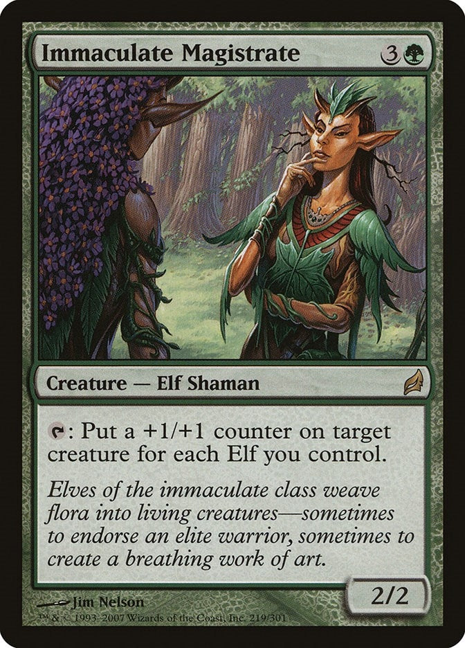 Image for Immaculate Magistrate (219) [Lorwyn] - Magic: The Gathering