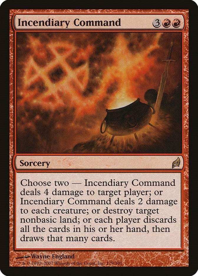 Image for Incendiary Command (179) [Lorwyn] - Magic: The Gathering