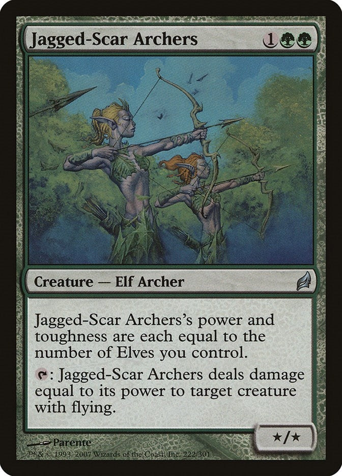 Image for Jagged-Scar Archers (222) [Lorwyn] - Magic: The Gathering