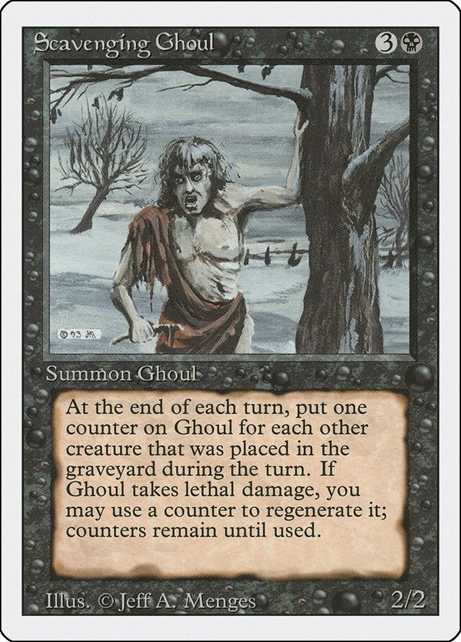 Image for Scavenging Ghoul [Revised Edition] - Magic: The Gathering