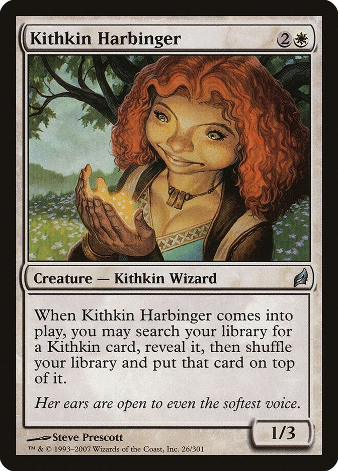 Image for Kithkin Harbinger (26) [Lorwyn] - Magic: The Gathering