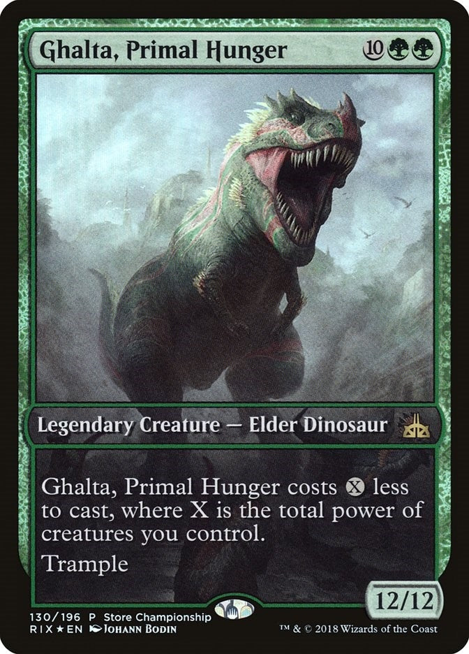 Image for Ghalta, Primal Hunger (130) [Game Day & Store Championship Promos] - Magic: The Gathering