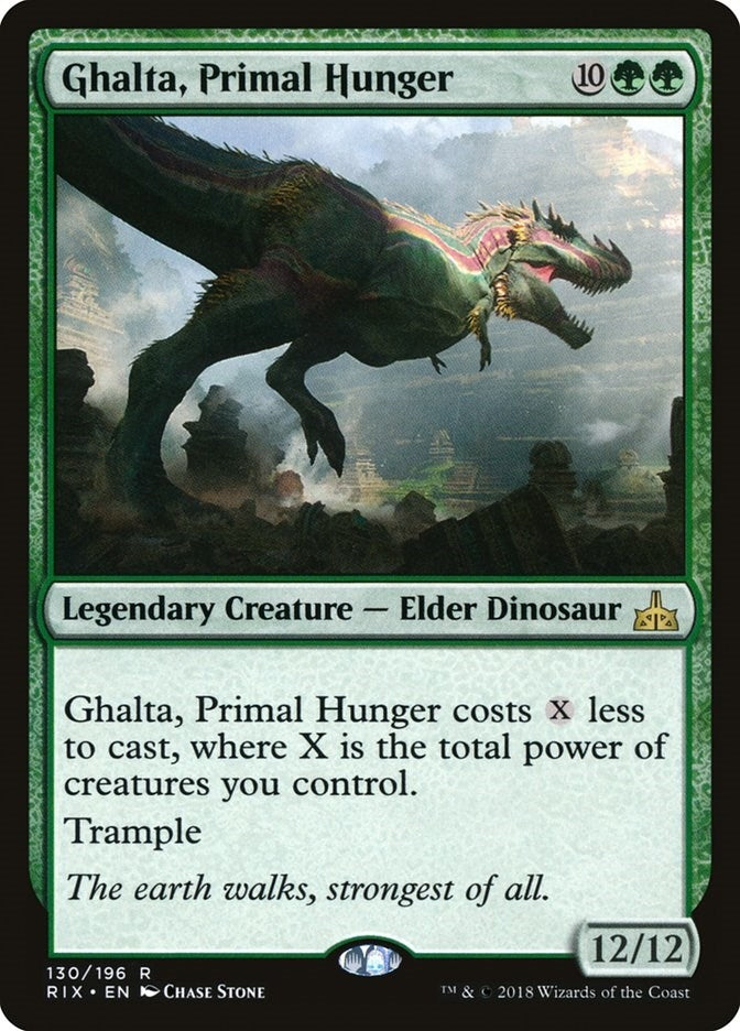Image for Ghalta, Primal Hunger (130) [Rivals of Ixalan] - Magic: The Gathering