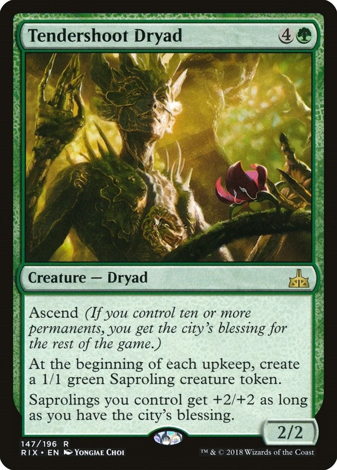 Image for Tendershoot Dryad (147) [Rivals of Ixalan] - Magic: The Gathering