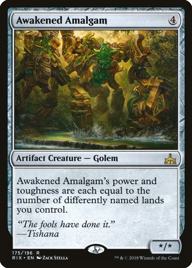 Image for Awakened Amalgam (175) [Rivals of Ixalan] - Magic: The Gathering