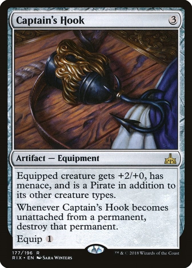 Image for Captain's Hook (177) [Rivals of Ixalan] - Magic: The Gathering
