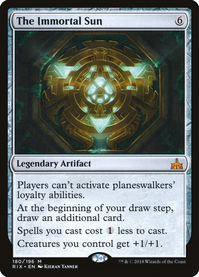 Image for The Immortal Sun (180) [Rivals of Ixalan] - Magic: The Gathering