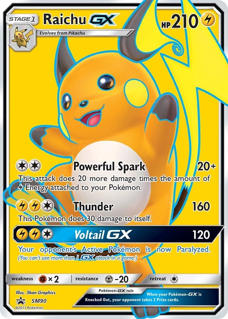 Image for Raichu GX - SM90 (SM90) [SM Promos] - Pokemon