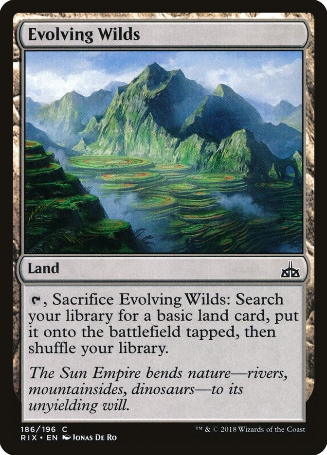 Image for Evolving Wilds (186) [Rivals of Ixalan] - Magic: The Gathering