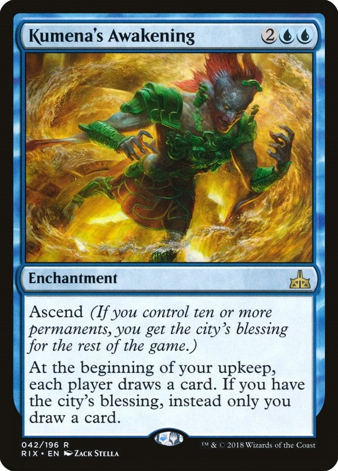 Image for Kumena's Awakening (42) [Rivals of Ixalan] - Magic: The Gathering